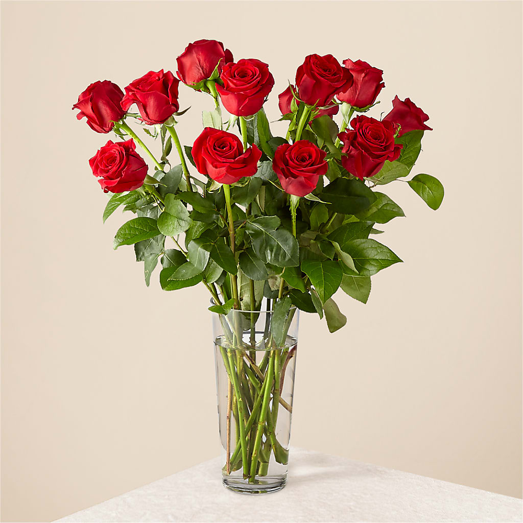 Long Stem Red Rose Bouquet – Flower Loft, Southfield MI