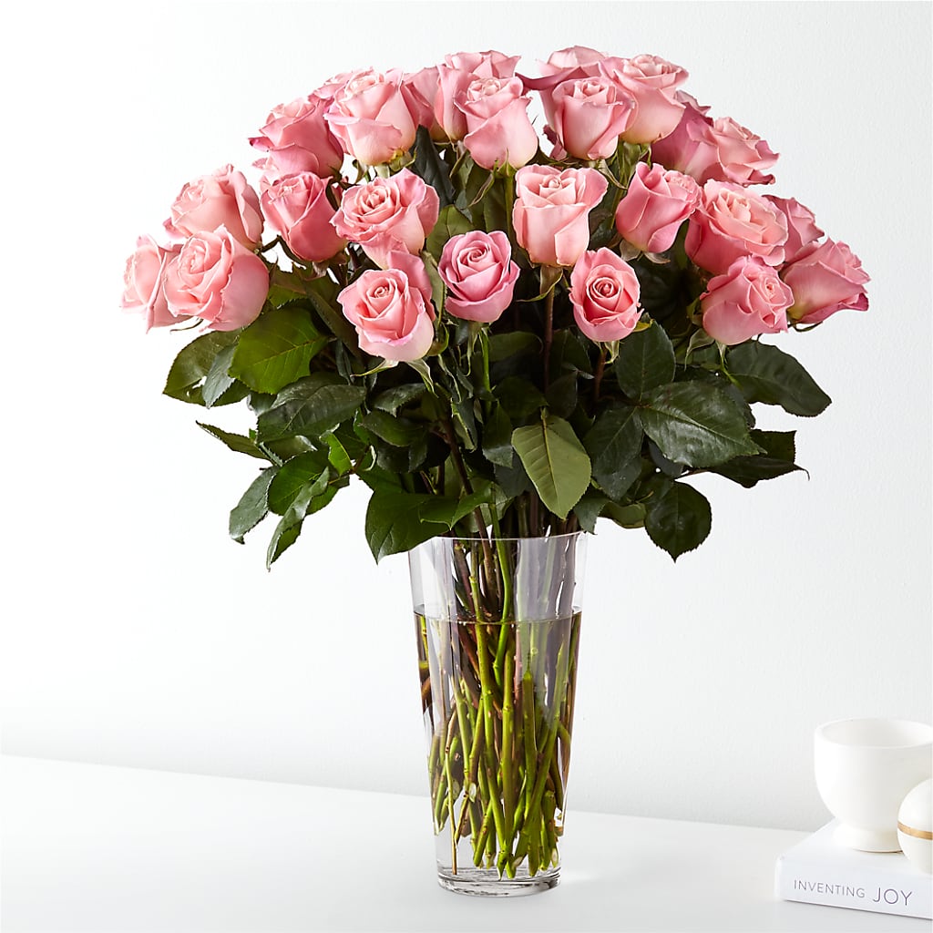 Long Stem Pink Rose Bouquet – Flower Loft, Southfield MI