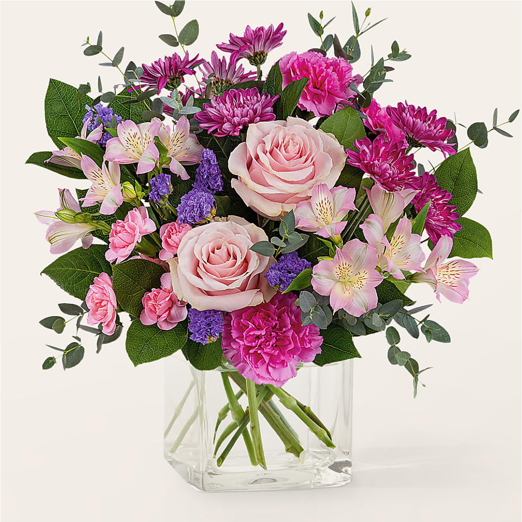 Rosy Radiance Bouquet – Flower Loft, Southfield MI