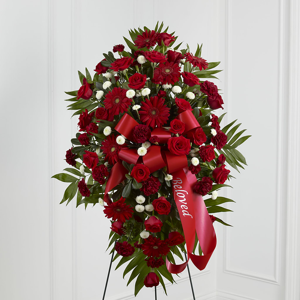 Treasured Memories Standing Spray – Flower Loft, Southfield MI
