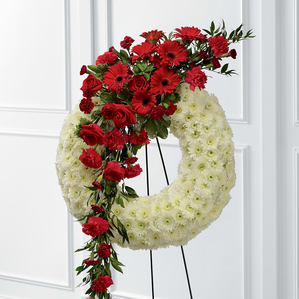 Graceful Tribute Wreath – Flower Loft, Southfield MI