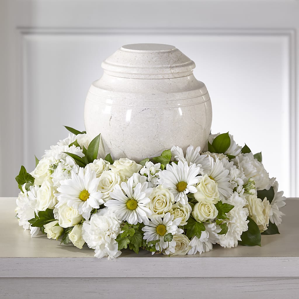 Ivory Gardens Cremation Adornment – Flower Loft, Southfield MI