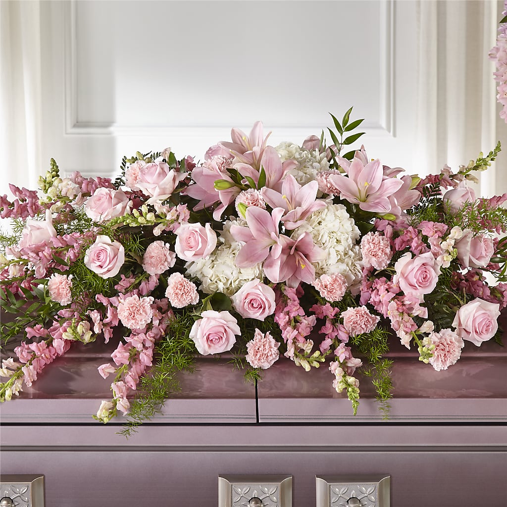 Life & Remembrance Casket Spray – Flower Loft, Southfield MI