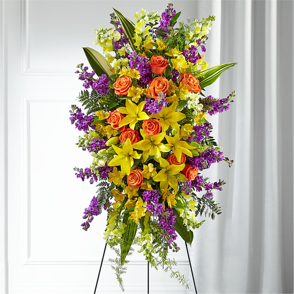 Thoughtful Prayers Standing Spray – Flower Loft, Southfield MI