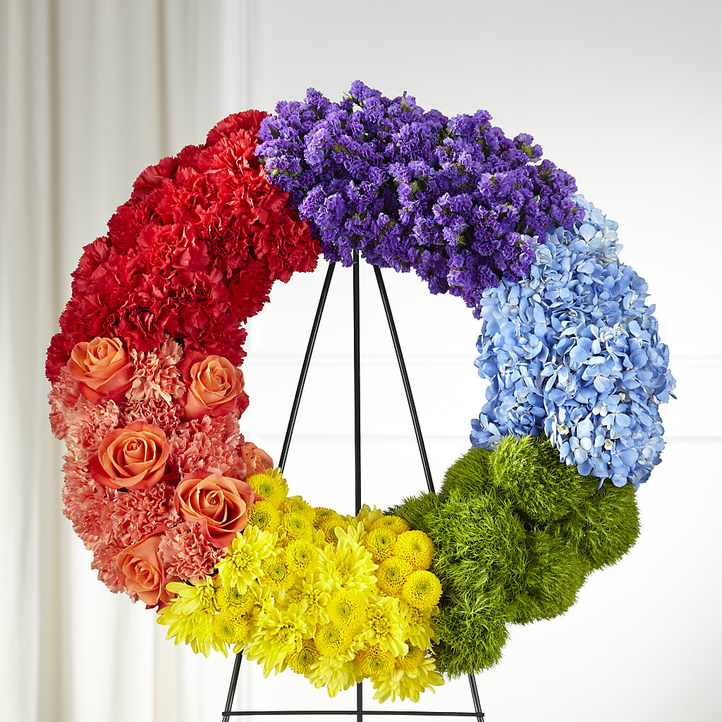 Circle of Love Wreath – Flower Loft, Southfield MI