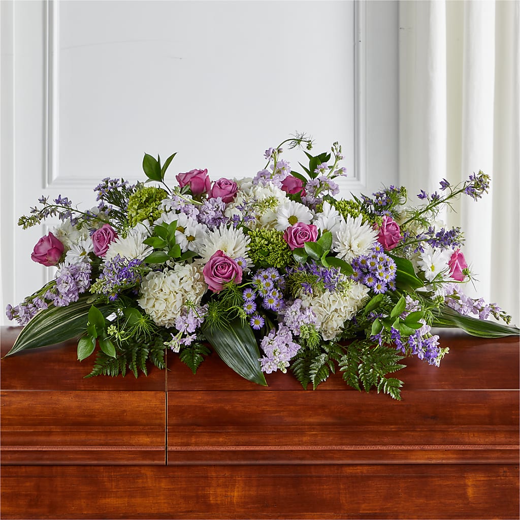 Meadows of Serenity Casket Spray – Flower Loft, Southfield MI
