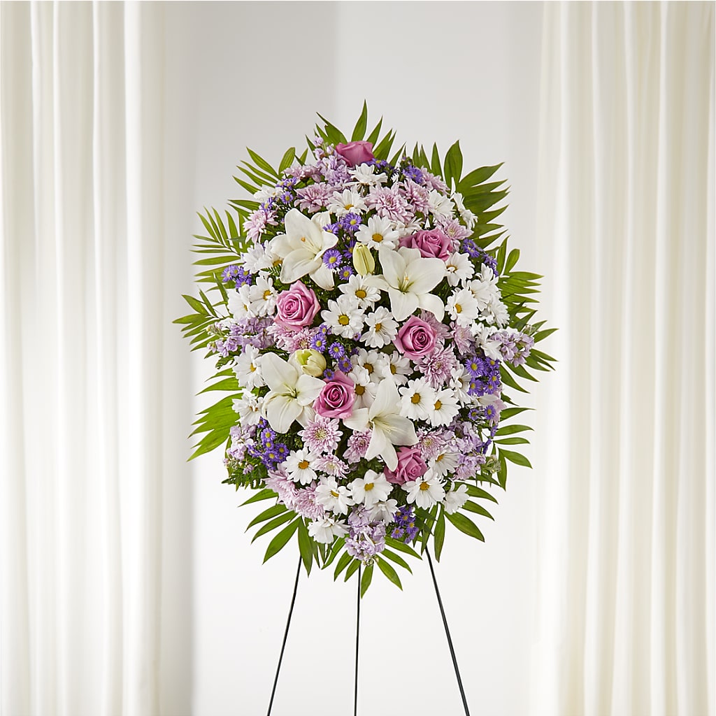 Surrounded by Love Standing Spray – Flower Loft, Southfield MI