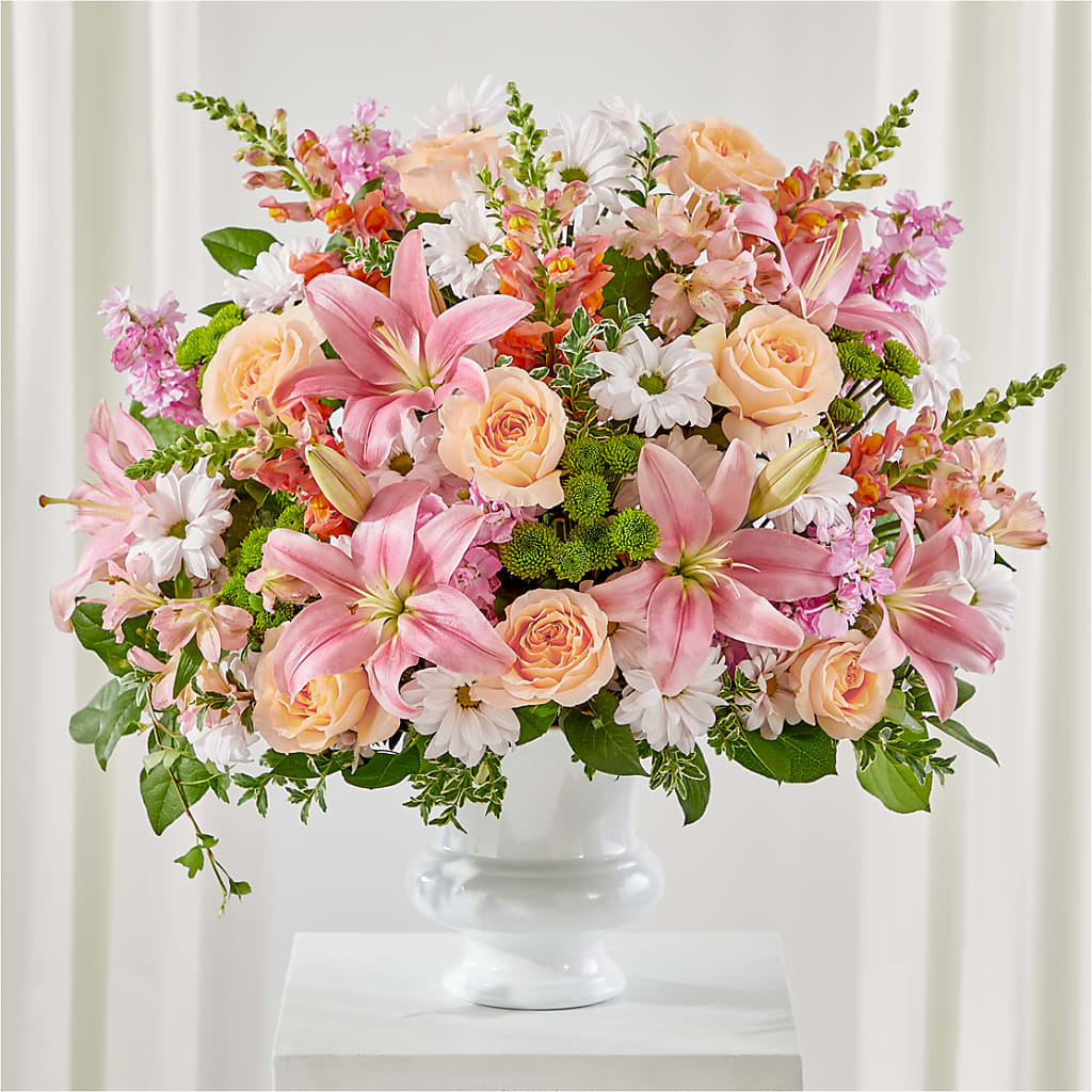 Heartfelt Gesture Urn Arrangement – Flower Loft, Southfield MI