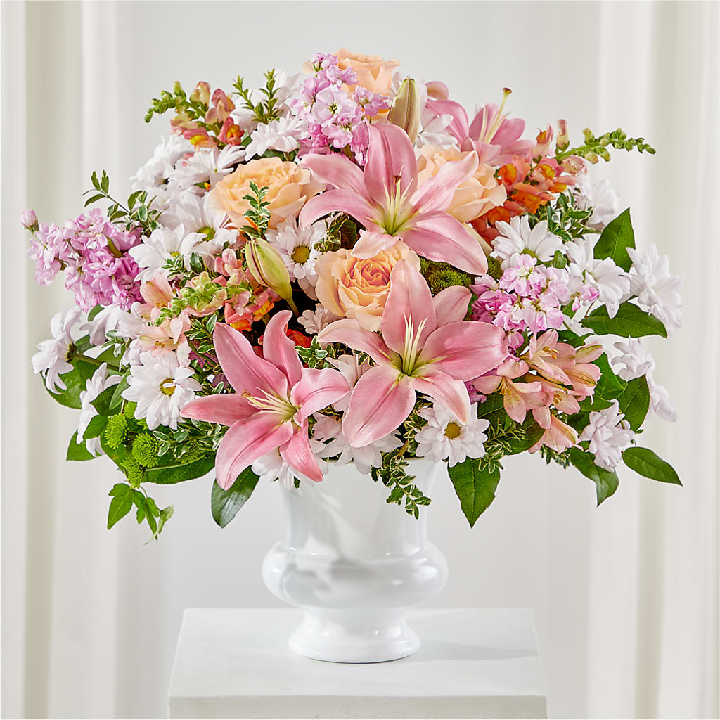 Heartfelt Gesture Urn Arrangement – Flower Loft, Southfield MI