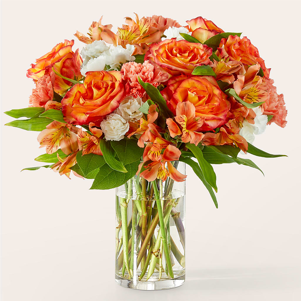 Apricot Glow Bouquet – Flower Loft, Southfield MI