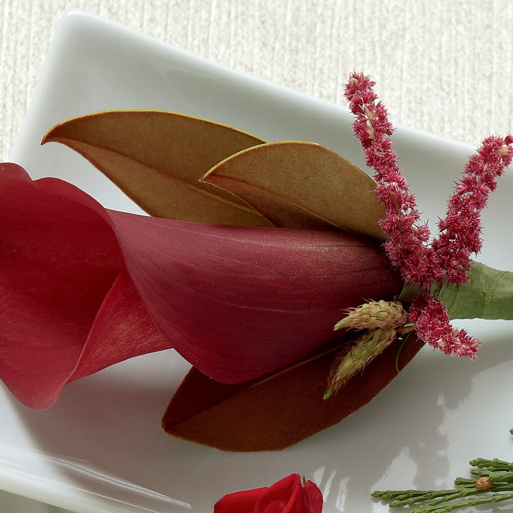 Red Calla Boutonniere – Flower Loft, Southfield MI