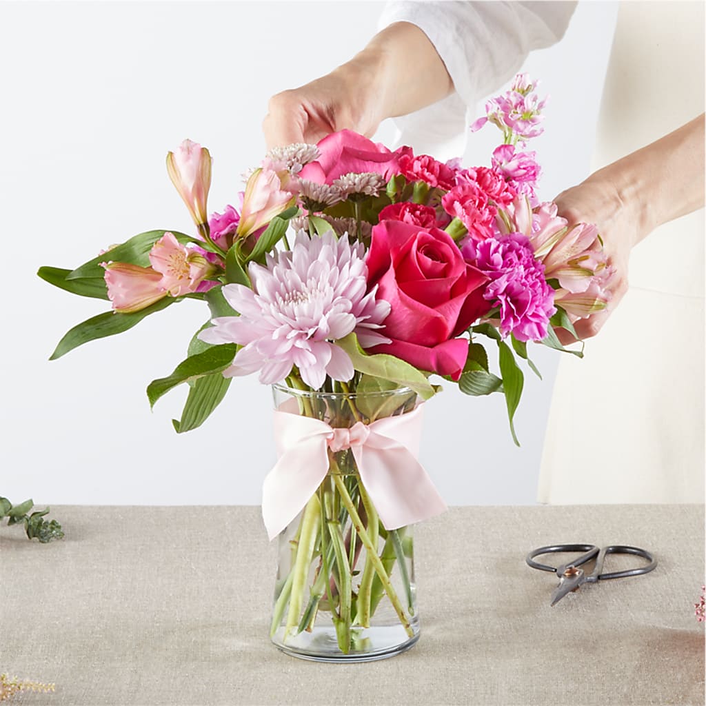 Pink Ribbon - A Florist Original –  Flower Loft, Southfield MI
