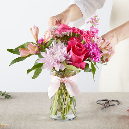Pink Ribbon - A Florist Original –  Flower Loft, Southfield MI