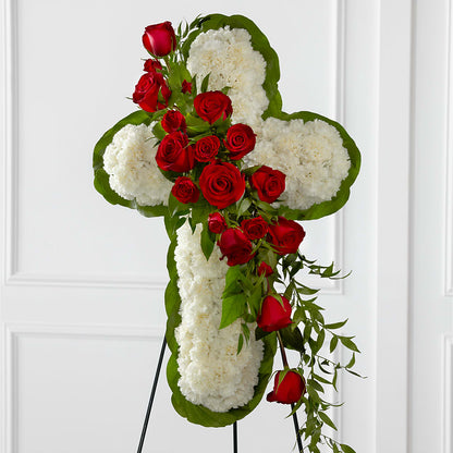 Floral Cross Easel –  Flower Loft, Southfield MI