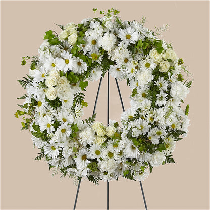 Faithful Wishes Wreath –  Flower Loft, Southfield MI