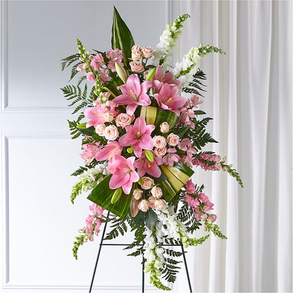 Elegant Embrace Standing Spray –  Flower Loft, Southfield MI