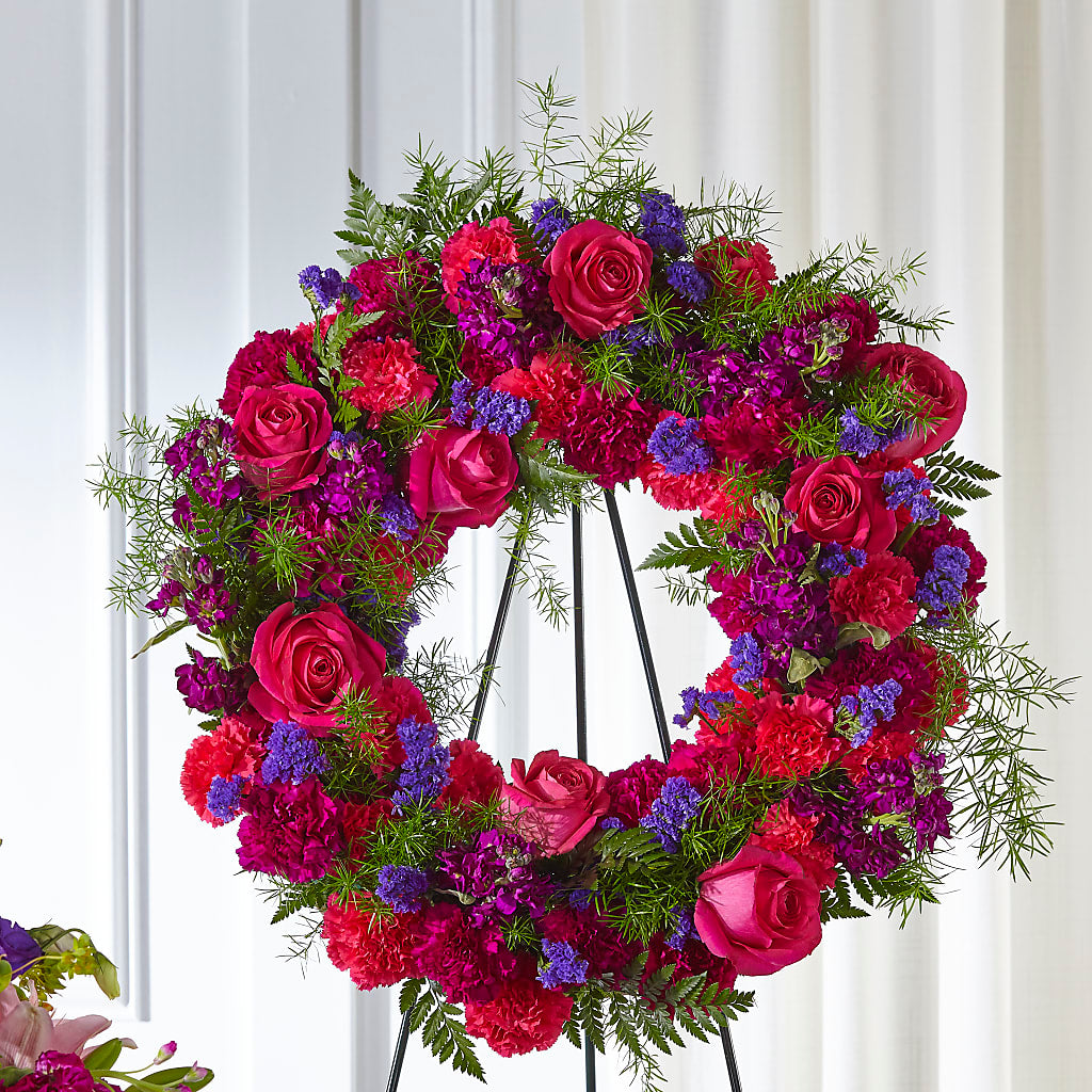 Calming Colors Wreath –  Flower Loft, Southfield MI