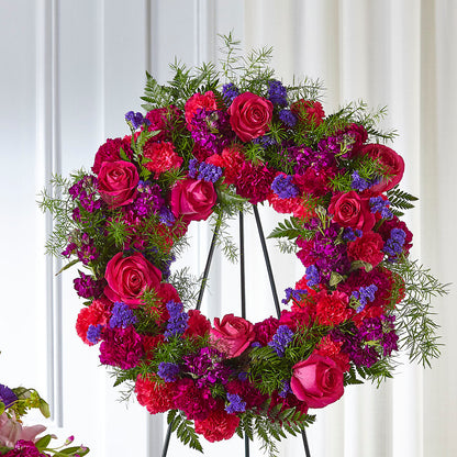 Calming Colors Wreath –  Flower Loft, Southfield MI