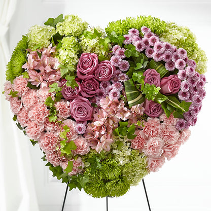Heartwarming Standing Heart –  Flower Loft, Southfield MI