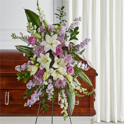 Grateful Hearts Standing Spray –  Flower Loft, Southfield MI
